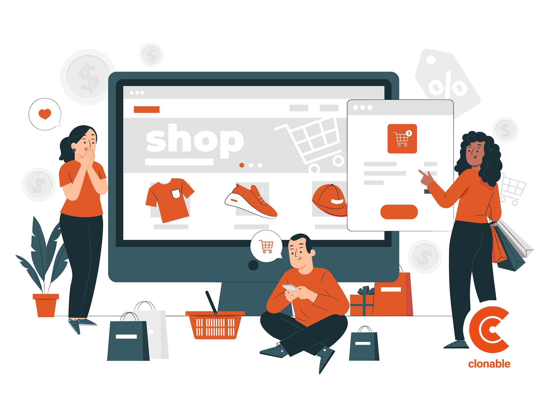 Ecommerce header afbeelding